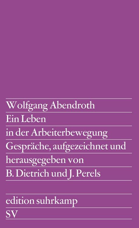 Produktbild: Ein Leben in der Arbeiterbewegung