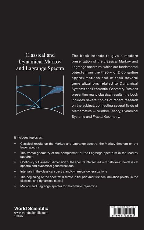 Produktbild: CLASSICAL AND DYNAMICAL MARKOV AND LAGRANGE SPECTRA