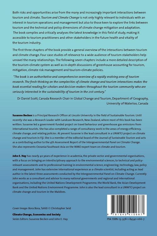Produktbild: Tourism and Climate Change
