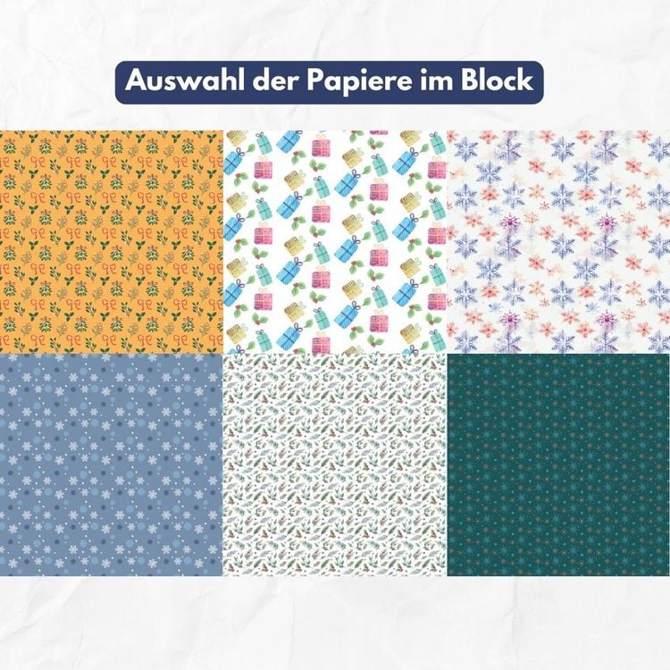 Produktbild: 350 Origami-Papiere - Weihnachten