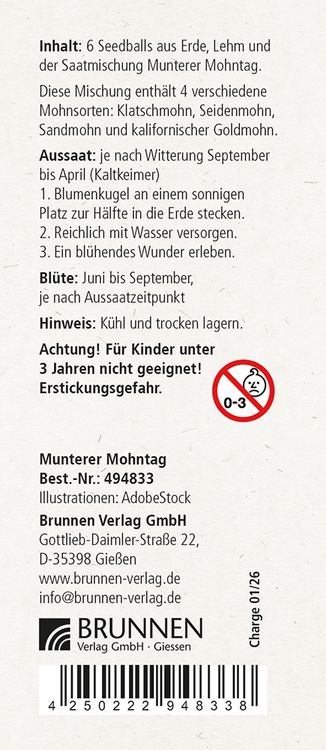 Produktbild: Munterer Mohntag