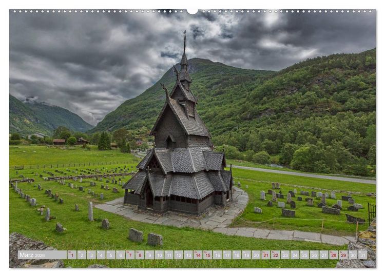 Produktbild: Die Farben Norwegens (hochwertiger Premium Wandkalender 2026 DIN A2 quer), Kunstdruck in Hochglanz