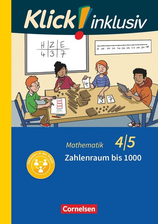 Produktbild: Klick! inklusiv - Mathematik, Grundschule / F&ouml;rderschule - Themenhefte f&uuml;r Lernende mit F&ouml;rderbedarf - 4./5. Schuljahr