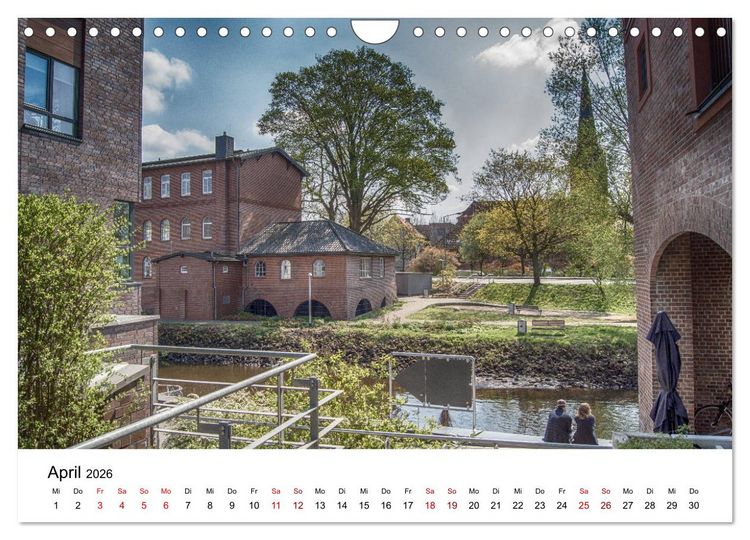 Produktbild: Buxtehude - Eine Perle in Niedersachsen (Wandkalender 2026 DIN A4 quer), CALVENDO Monatskalender