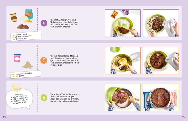 Produktbild: Kinderleicht backen nach Bildern. Das clevere Back-Set f&uuml;r Kinder ab 6 Jahren