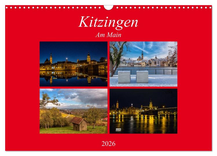 Produktbild: Kitzingen am Main (Wandkalender 2026 DIN A3 quer), CALVENDO Monatskalender