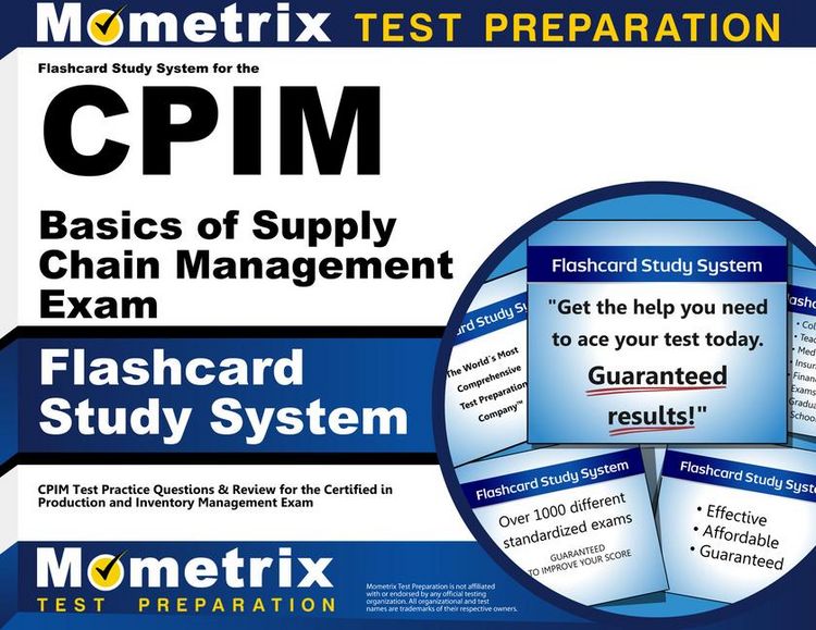 Produktbild: Flashcard Study System for the Cpim Basics of Supply Chain Management Exam