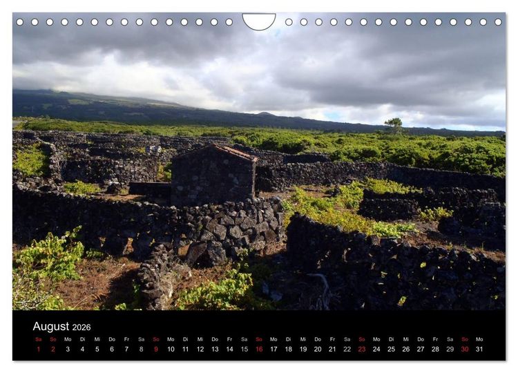 Produktbild: Azoren 2026 (Wandkalender 2026 DIN A4 quer), CALVENDO Monatskalender
