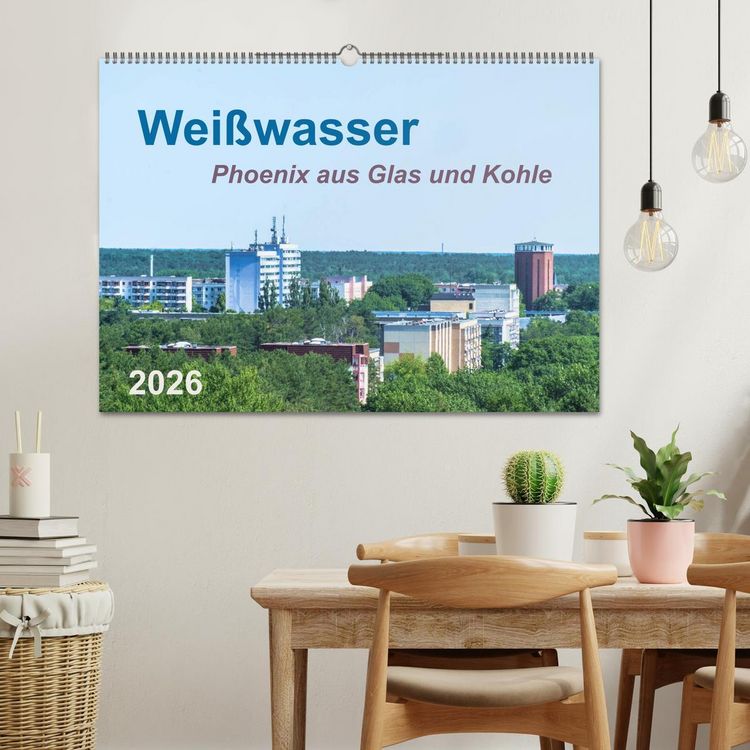 Produktbild: Wei&szlig;wasser - Phoenix aus Glas und Kohle (Wandkalender 2026 DIN A2 quer), CALVENDO Monatskalender