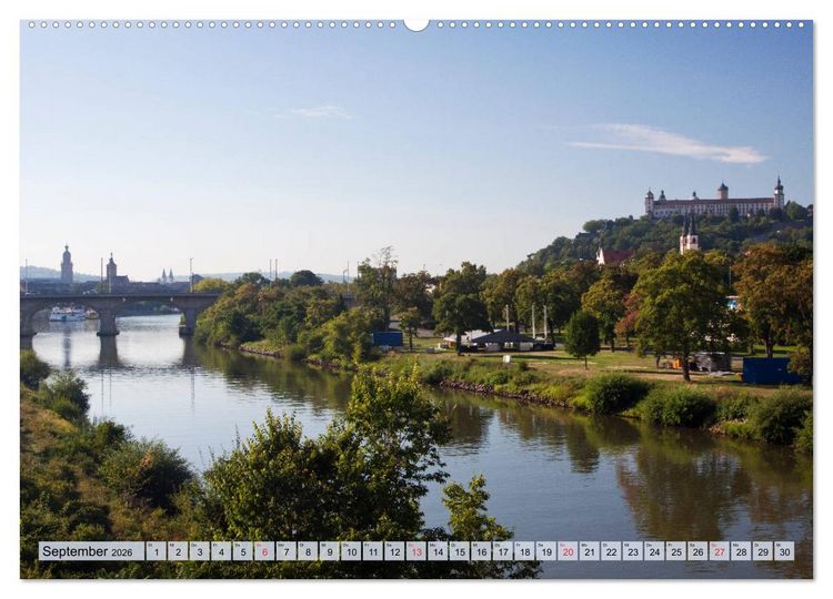 Produktbild: W&Uuml;RZBURG - ALTSTADT IMPRESSIONEN (Wandkalender 2026 DIN A2 quer), CALVENDO Monatskalender