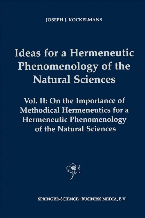 Produktbild: Ideas for a Hermeneutic Phenomenology of the Natural Sciences