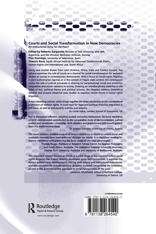 Produktbild: Courts and Social Transformation in New Democracies