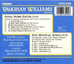 Produktbild: Wiens/Cook/Thomson/LPO U. Chor: Donna Nobis Pacem/5 Mystical