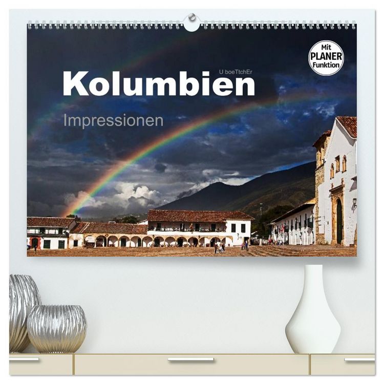 Produktbild: Kolumbien Impressionen (hochwertiger Premium Wandkalender 2026 DIN A2 quer), Kunstdruck in Hochglanz