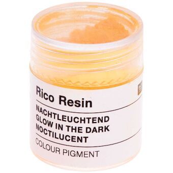 Produktbild: Farbpigment f&uuml;r Resin, Neon Hellorange, nachtleuchtend, 3g