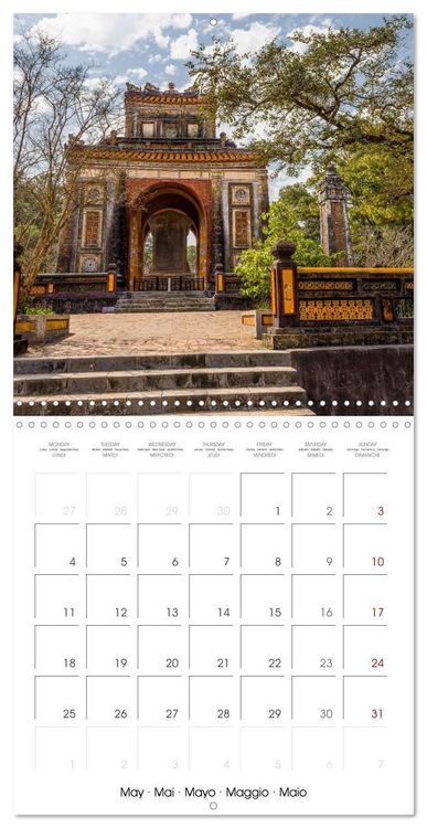 Produktbild: Hue Vietnam&acute;s old imperial city (Wall Calendar 2026 12 &times; 12 Inch) CALVENDO 12 Month Wall Calendar