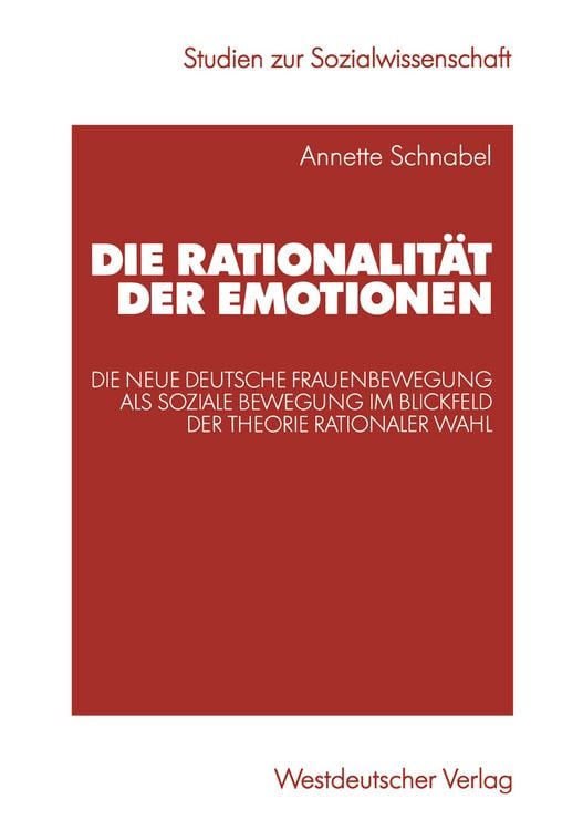 Produktbild: Die Rationalit&auml;t der Emotionen