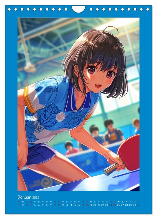 Produktbild: Anime Kids. Outdoor Kinderspa&szlig; und Sport (Wandkalender 2026 DIN A4 hoch), CALVENDO Monatskalender