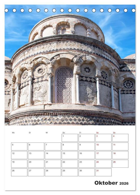 Produktbild: Messina - Reiseplaner (Tischkalender 2026 DIN A5 hoch), CALVENDO Monatskalender