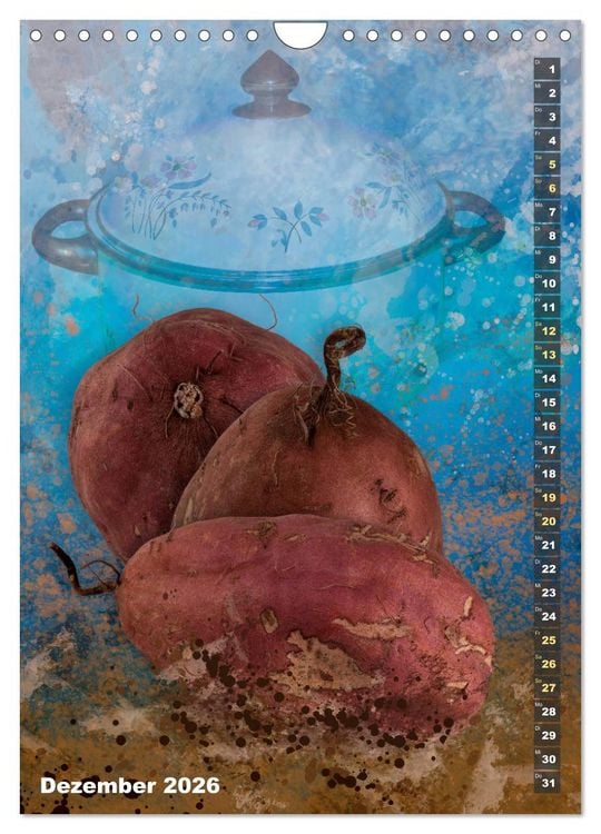 Produktbild: kochKUNST Verliebt in Omas K&uuml;che (Wandkalender 2026 DIN A4 hoch), CALVENDO Monatskalender