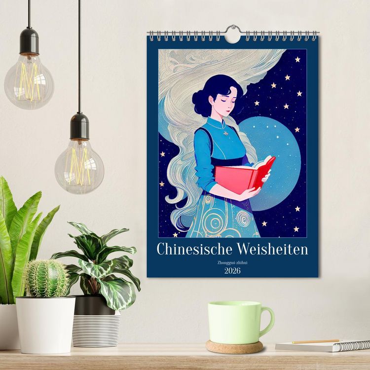 Produktbild: Chinesische Weisheiten. Zhonggu&oacute; zh&igrave;hu&igrave; (Wandkalender 2026 DIN A4 hoch), CALVENDO Monatskalender