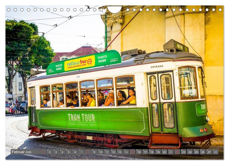 Produktbild: Metropole Lissabon (Wandkalender 2026 DIN A4 quer), CALVENDO Monatskalender