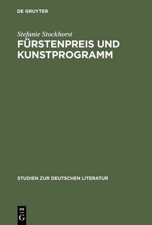 Produktbild: F&uuml;rstenpreis und Kunstprogramm