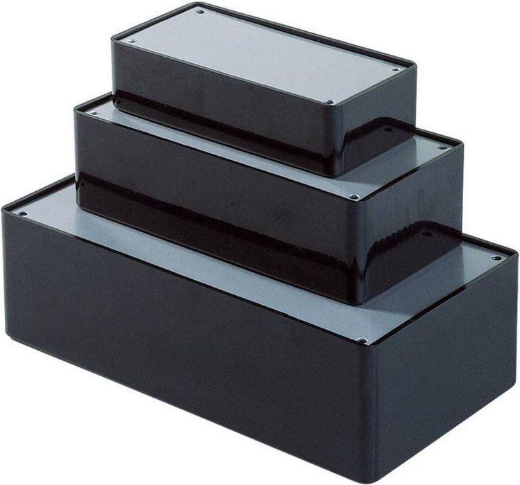 Produktbild: TEKO COFFER A/6.9 Universal-Geh&auml;use 125 x 70 x 35 ABS Schwarz 1St.