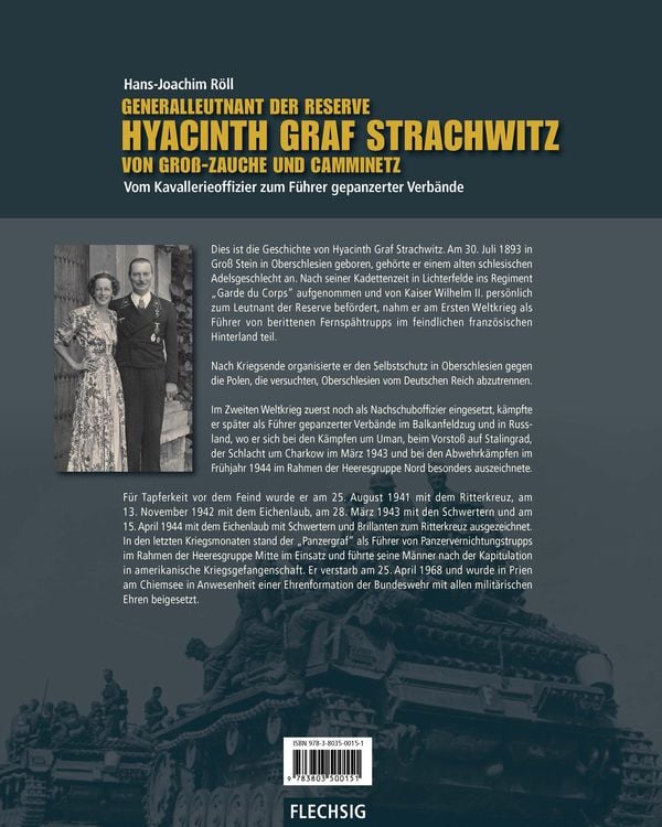 Produktbild: Generalleutnant der Reserve Hyazinth Graf Strachwitz von Gro&szlig;-Zauche und Camminetz