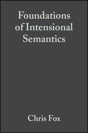 Produktbild: Foundations of Intensional Semantics
