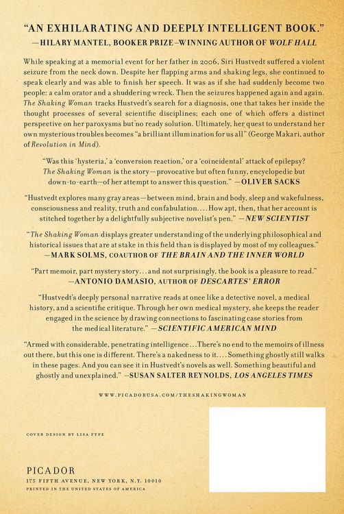 Produktbild: The Shaking Woman or a History of My Nerves