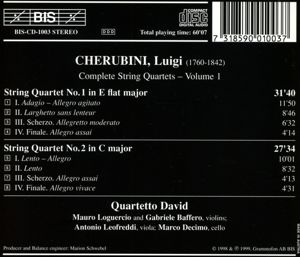 Produktbild: Streichquartette Vol.1