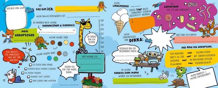 Produktbild: Meine nashornstarke G&auml;ng &ndash; Das Freundebuch von DIKKA