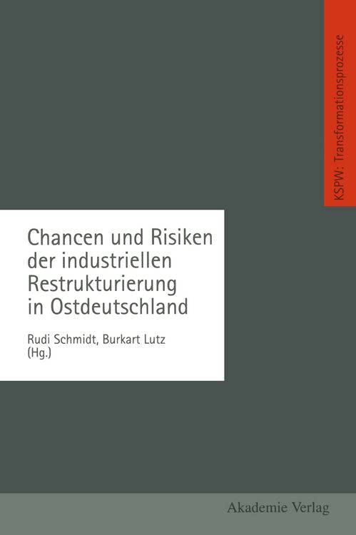 Produktbild: Chancen und Risiken der industriellen Restrukturierung in Ostdeutschland