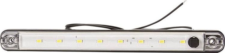 Produktbild: WAS LED Innenraumleuchte 728 SWITCH LW10 LED 12V (B x H x T) 238 x 25 x 10.4mm Schalter