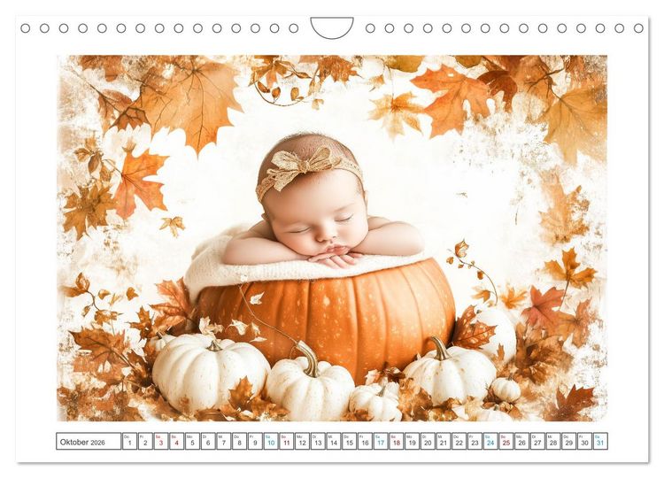 Produktbild: Babyzauber (Wandkalender 2026 DIN A4 quer), CALVENDO Monatskalender