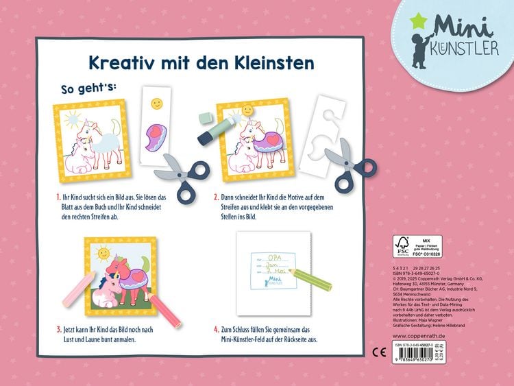 Produktbild: Mein erstes Einhorn-Bastelbuch