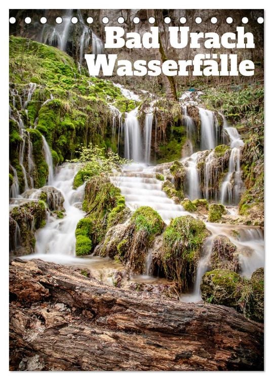 Produktbild: Bad Urach Wasserf&auml;lle (Tischkalender 2026 DIN A5 hoch), CALVENDO Monatskalender