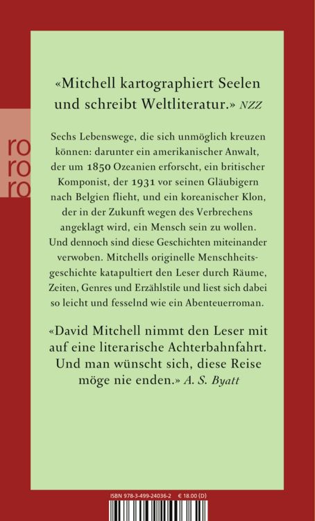 Produktbild: Der Wolkenatlas