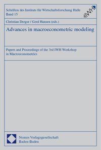 Produktbild: Advances in macroeconometric modeling