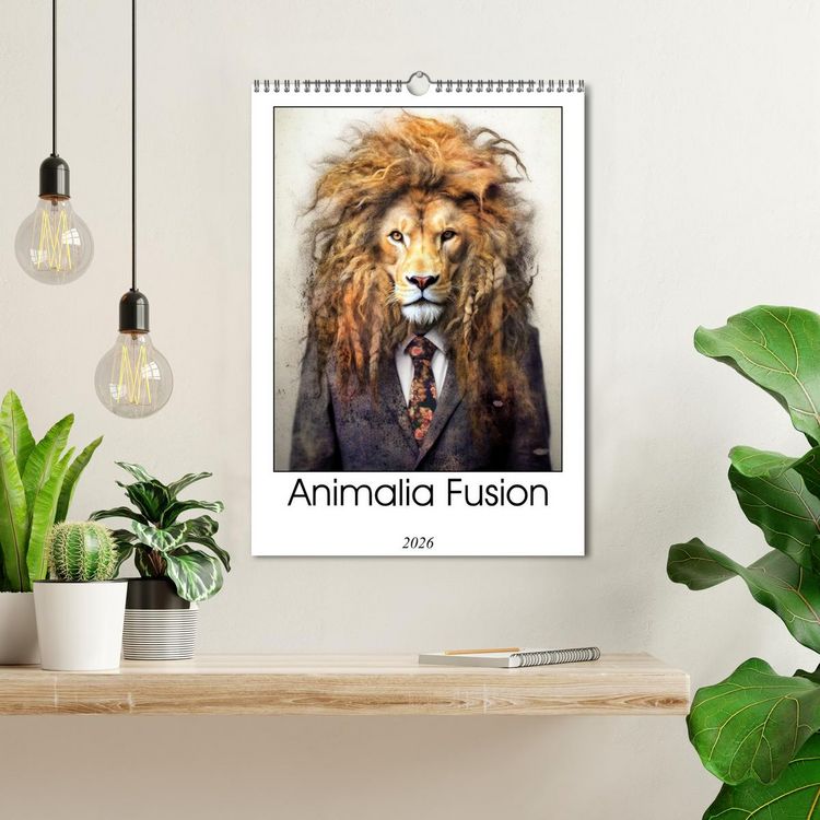 Produktbild: Animalia Fusion (Wall Calendar 2026 DIN A3 portrait), CALVENDO 12 Month Wall Calendar