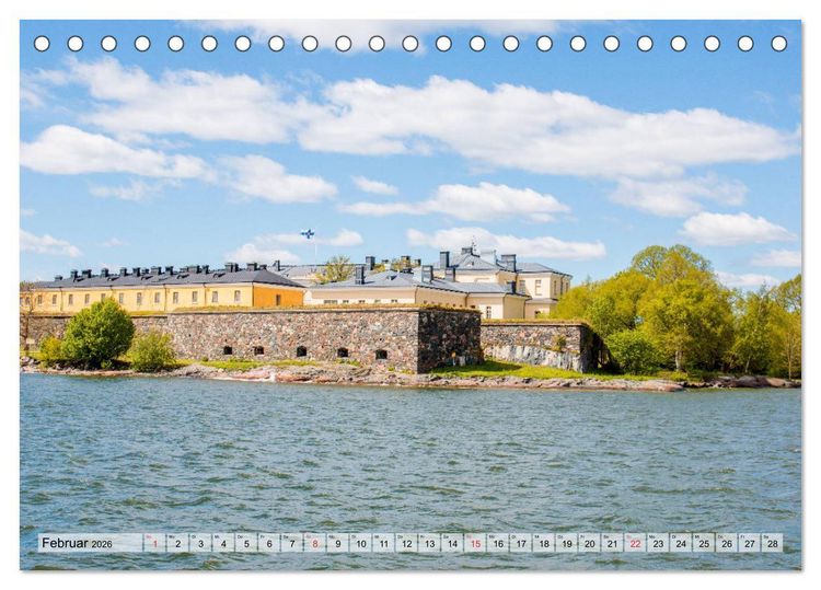 Produktbild: Helsinki - Wundersch&ouml;ne Ostseemetropole (Tischkalender 2026 DIN A5 quer), CALVENDO Monatskalender