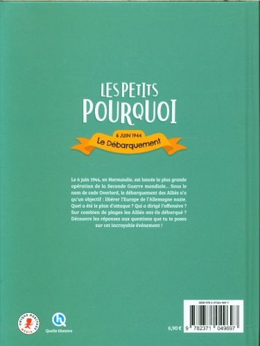 Produktbild: Les petits pourquoi : le d&eacute;barquement : 6 juin 1944