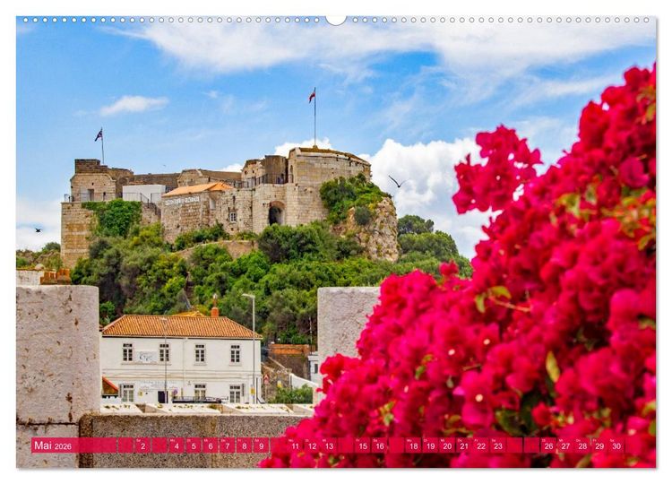 Produktbild: Ein Herz f&uuml;r Gibraltar (hochwertiger Premium Wandkalender 2026 DIN A2 quer), Kunstdruck in Hochglanz