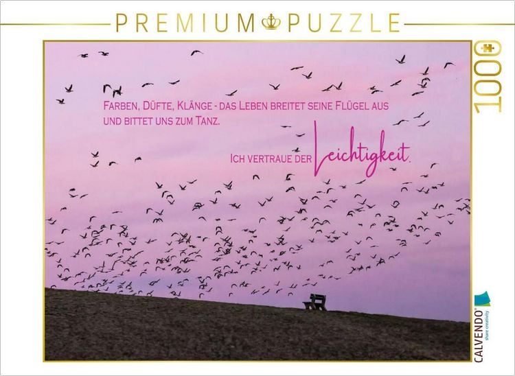 Produktbild: CALVENDO Puzzle Leichtigkeit | 1000 Teile Lege-Gr&ouml;&szlig;e 64x48cm Foto-Puzzle f&uuml;r gl&uuml;ckliche Stunden