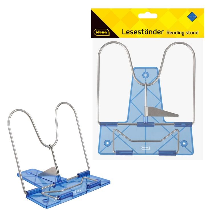 Produktbild: Idena Lesest&auml;nder transparent blau