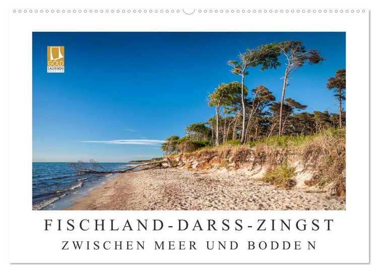 Produktbild: Fischland - Dar&szlig; - Zingst: Zwischen Meer und Bodden (Wandkalender 2026 DIN A2 quer), CALVENDO Monatskalender