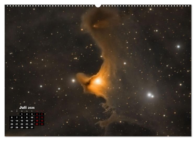 Produktbild: InfinityAstro - die Unendlichkeit im Bild - Astrofotos von Roland Schliessus (hochwertiger Premium Wandkalender 2026 DIN A2 quer), Kunstdruck in Hochglanz