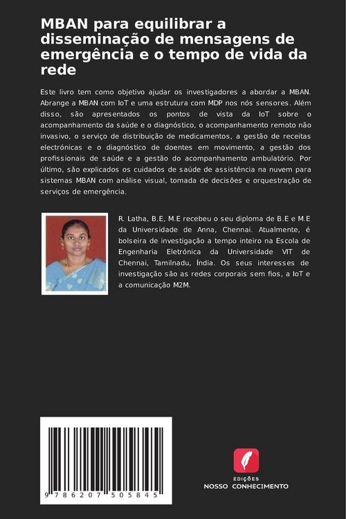 Produktbild: MBAN para equilibrar a dissemina&ccedil;&atilde;o de mensagens de emerg&ecirc;ncia e o tempo de vida da rede