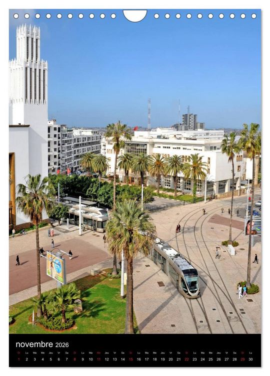 Produktbild: Collection MAROC RABAT (Calendrier mural 2026 DIN A4 horizontal), CALVENDO calendrier mensuel